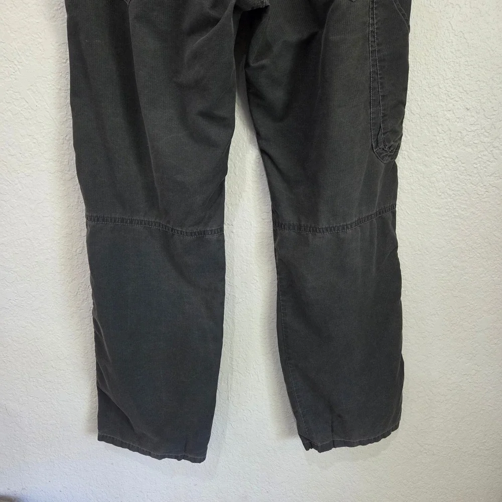 KUHL Mens Pants 34x30 Cotton Nylon Charcoal Grey Hiking Utility Workwear Pants